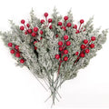 Feuilles de cyprès artificielles pour sapin de Noël – Décoration pour la maison, chambre, table, jardin, extérieur, mariage et DIY - 10/20 pièces