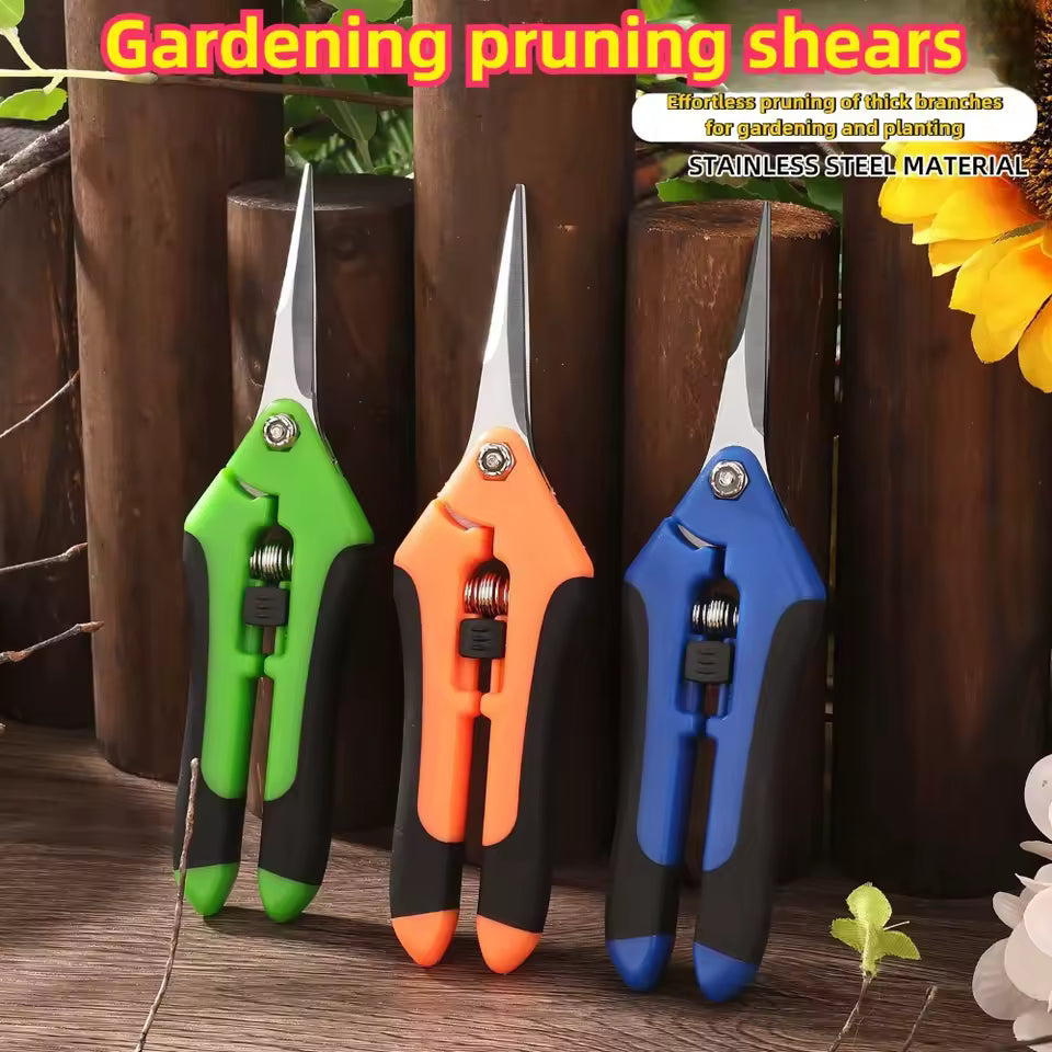 Sécateur de Jardin en Acier Inoxydable – Outil Pratique pour la Taille des Branches, Fleurs et Plantes d'Intérieur