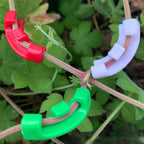 Clips de Palissage à Faible Stress en PVC – Kit de 50 Pinces de Cintrage à 90° pour Plantes