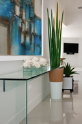 Sansevière 160 cm · Édition Bordeaux, blanc