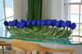 Cache-pot Décoratif H. 122 cm | Signature Menton, bleu