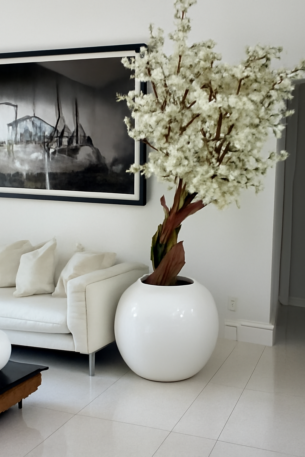 Cerisier en Fleurs — Collection Aquitaine, blanc brillant