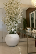 Cerisier en Fleurs — Collection Cannes, 76 cm, blanc brillant