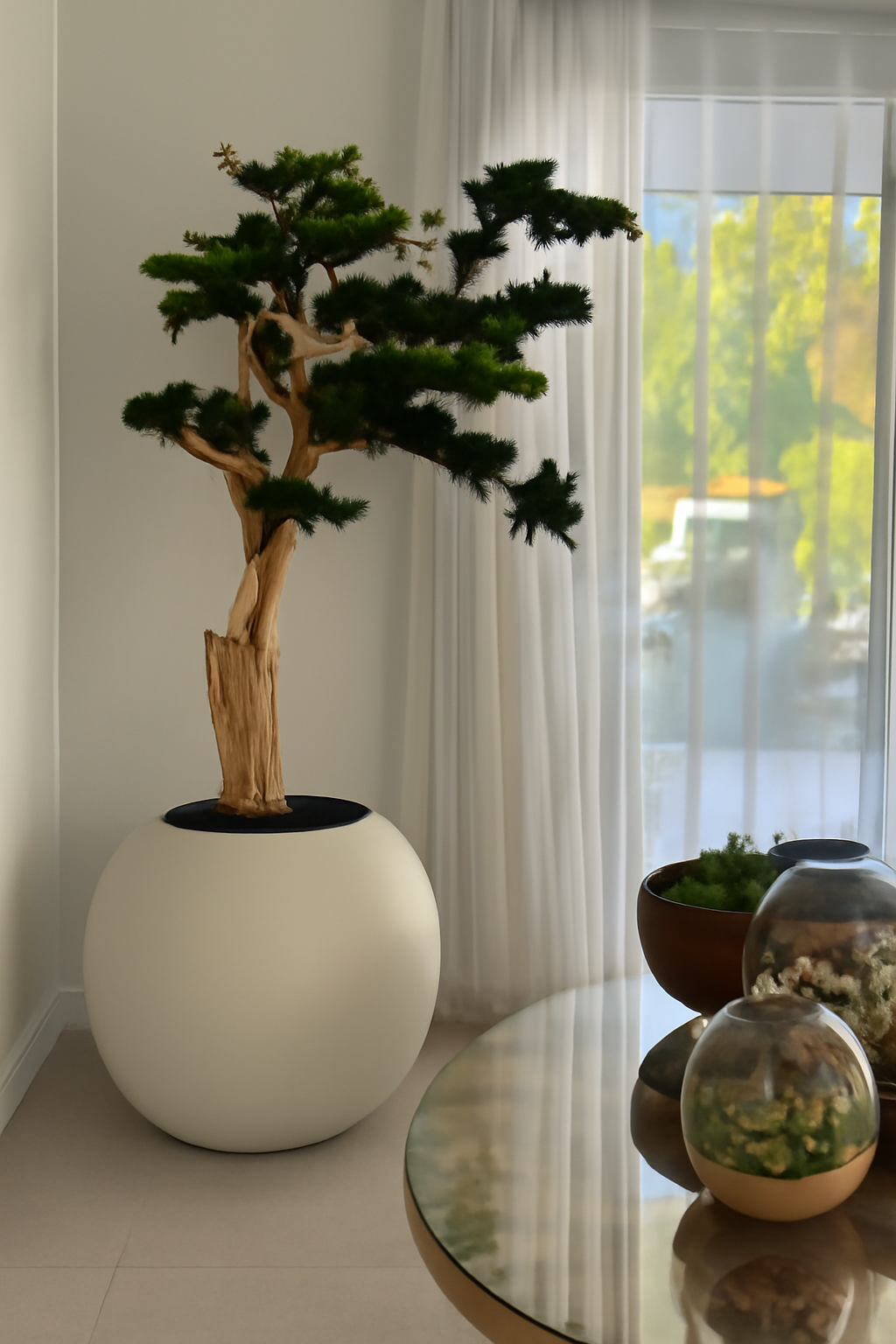 Bonsaï 76 cm · Édition Deauville, beige