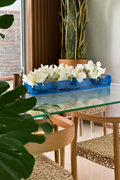 Orchidée Vanda — Collection Biarritz, 91 cm, bleu