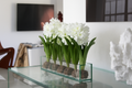 Composition Jacinthes 91 cm | Signature Menton, blanc