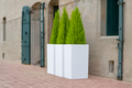 Cache-pot Décoratif — Collection Anjou, blanc brillant