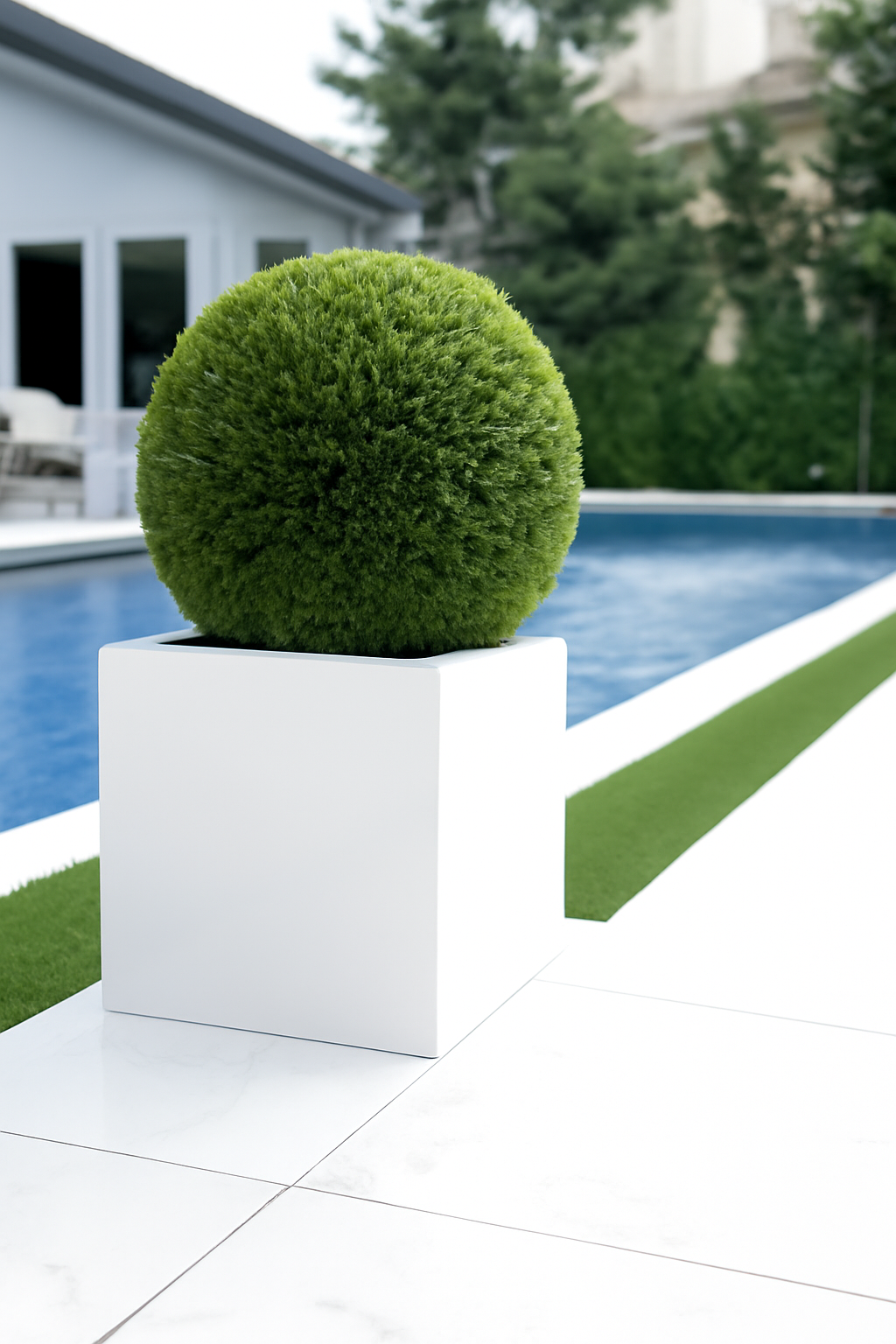 Cache-pot Décoratif Grand H. 51 cm · Édition Bourgogne